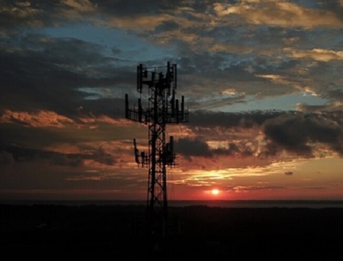 Tower sunset